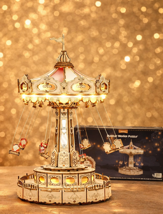 Amusement Park Swing Ride 3D Puzzle