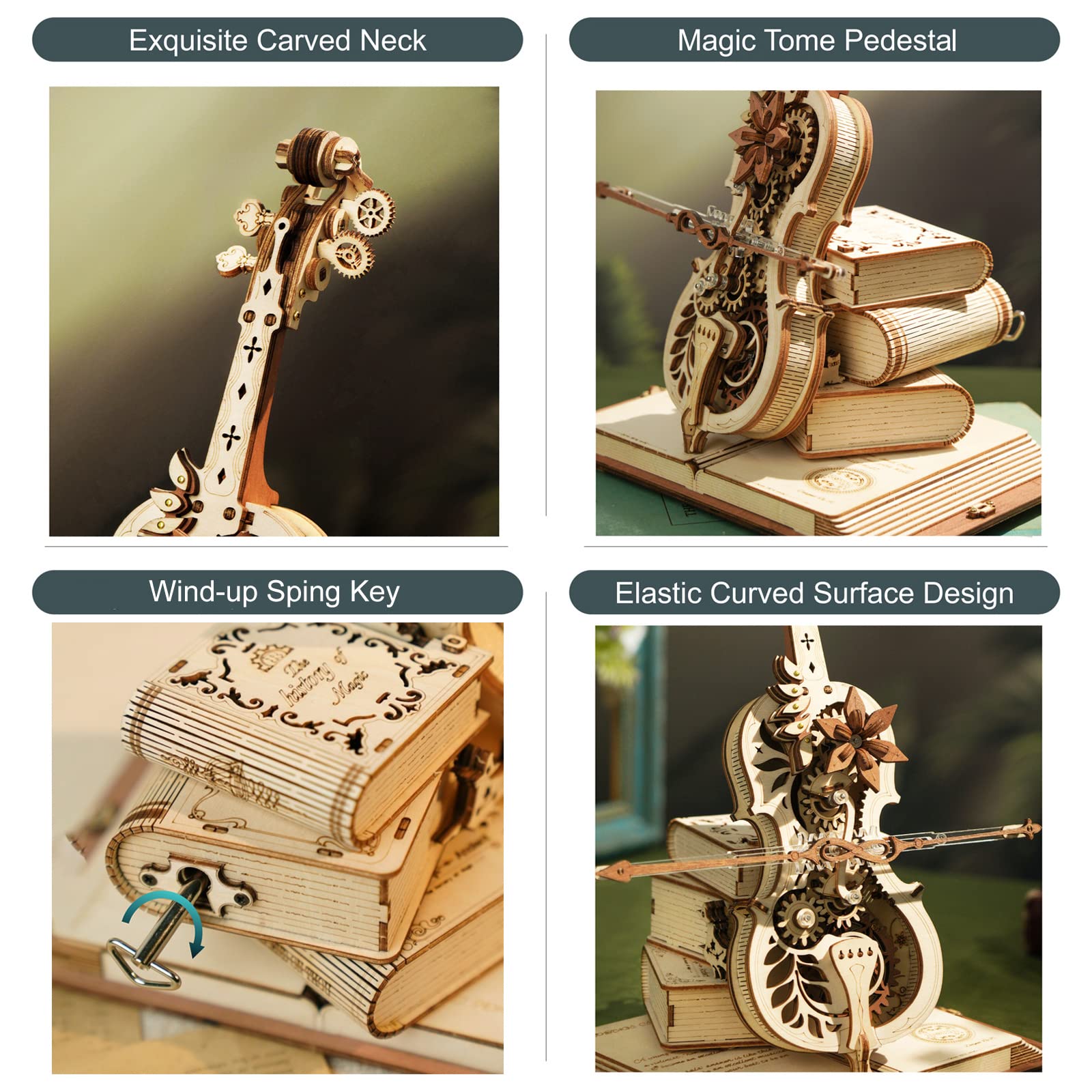 3D Mechanical Music Box Puzzle For Kids