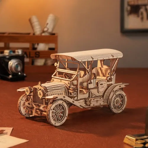 3D Wooden Puzzle Vintage Car