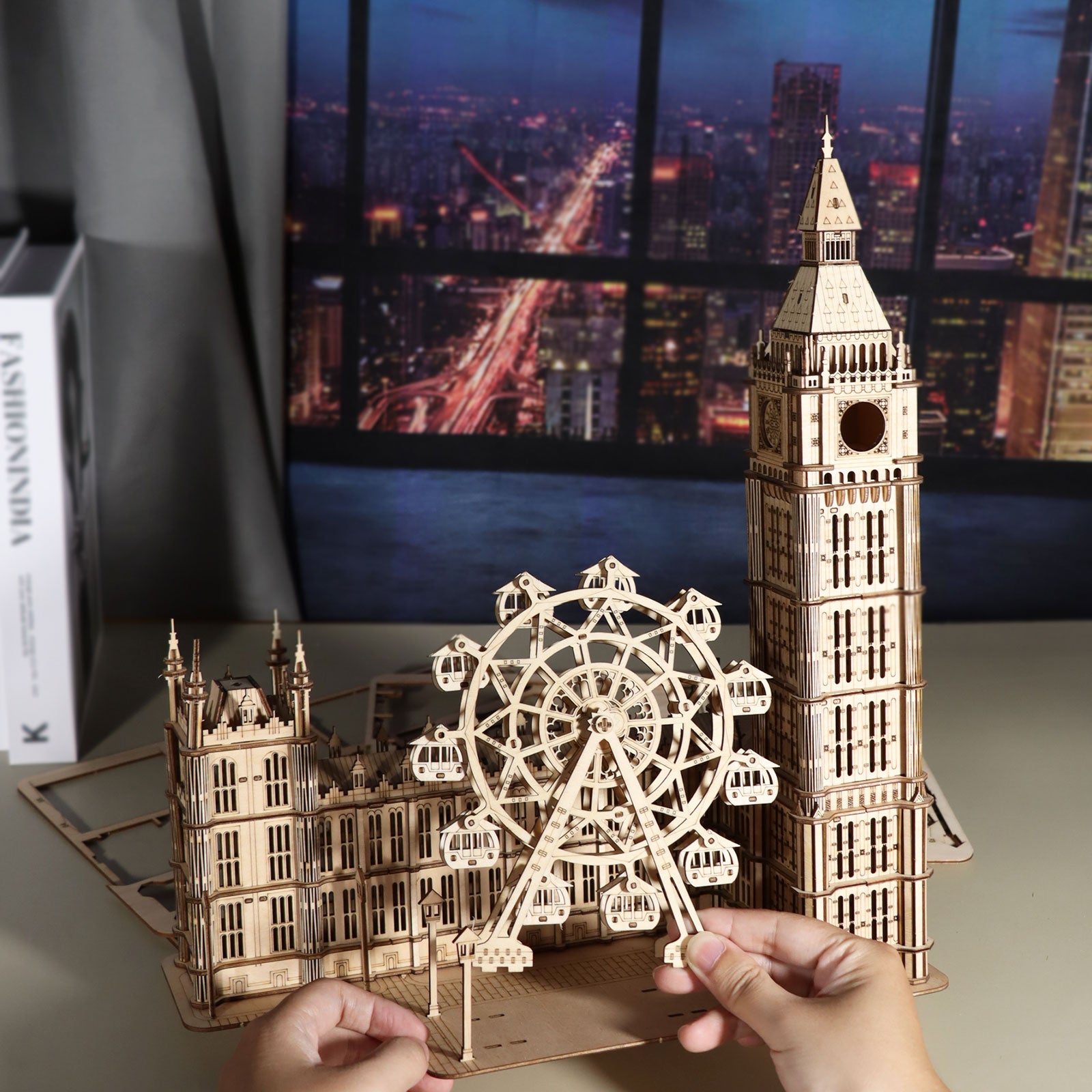 3D Wooden Puzzle Big Ben Model