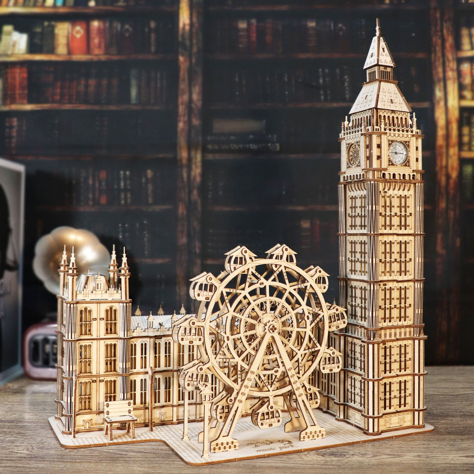 3D Wooden Puzzle Big Ben Model