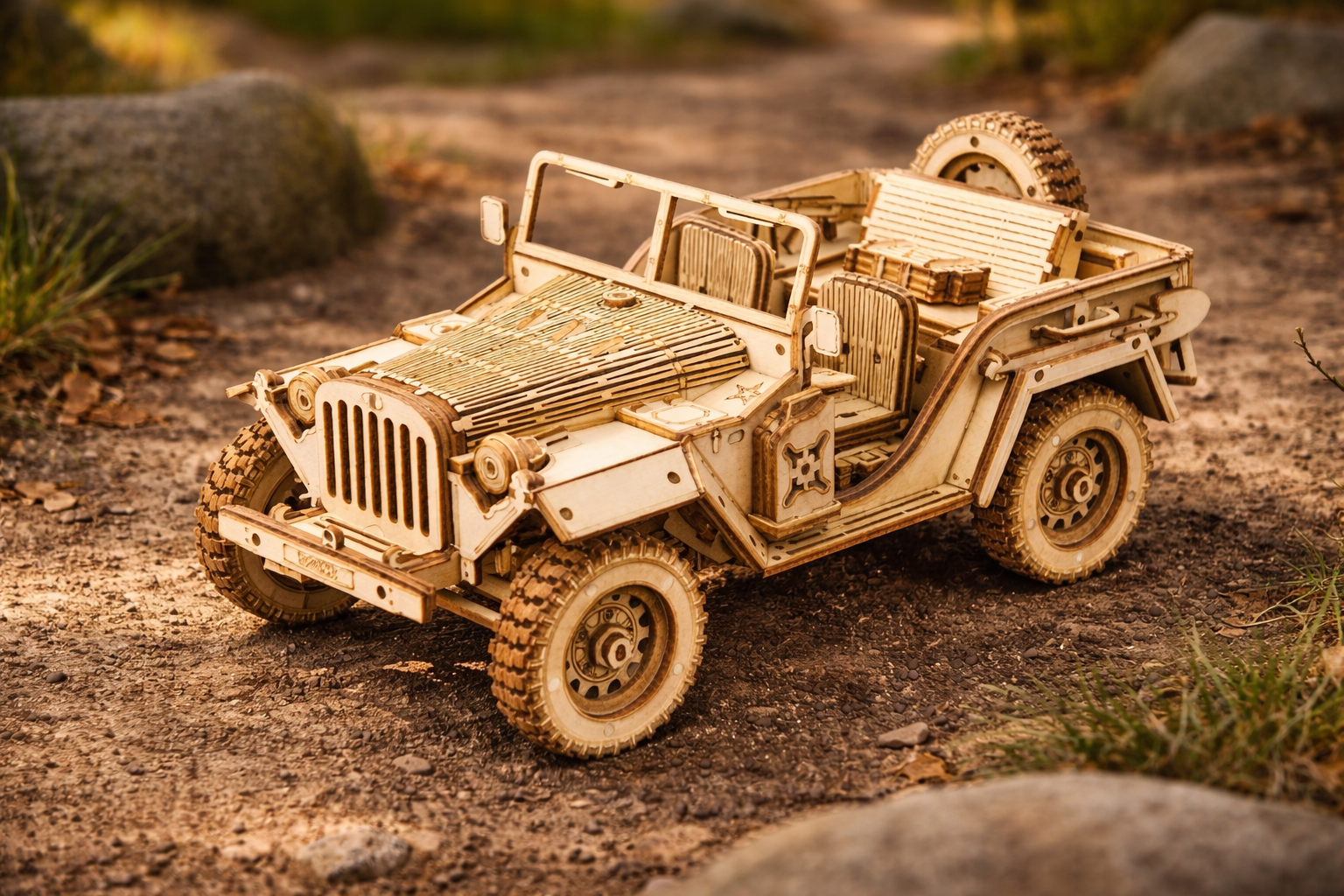 3D Train&Car Model Kit For Kids