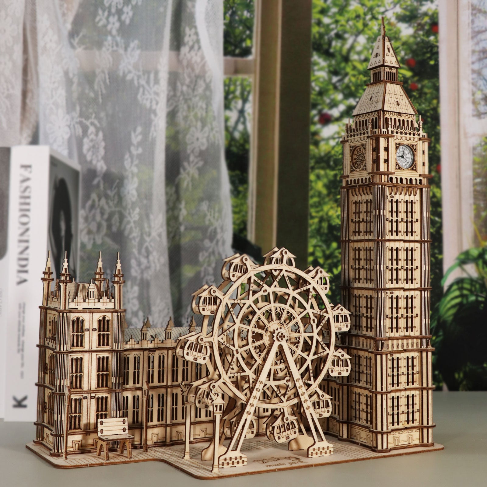 3D Wooden Puzzle Big Ben Model