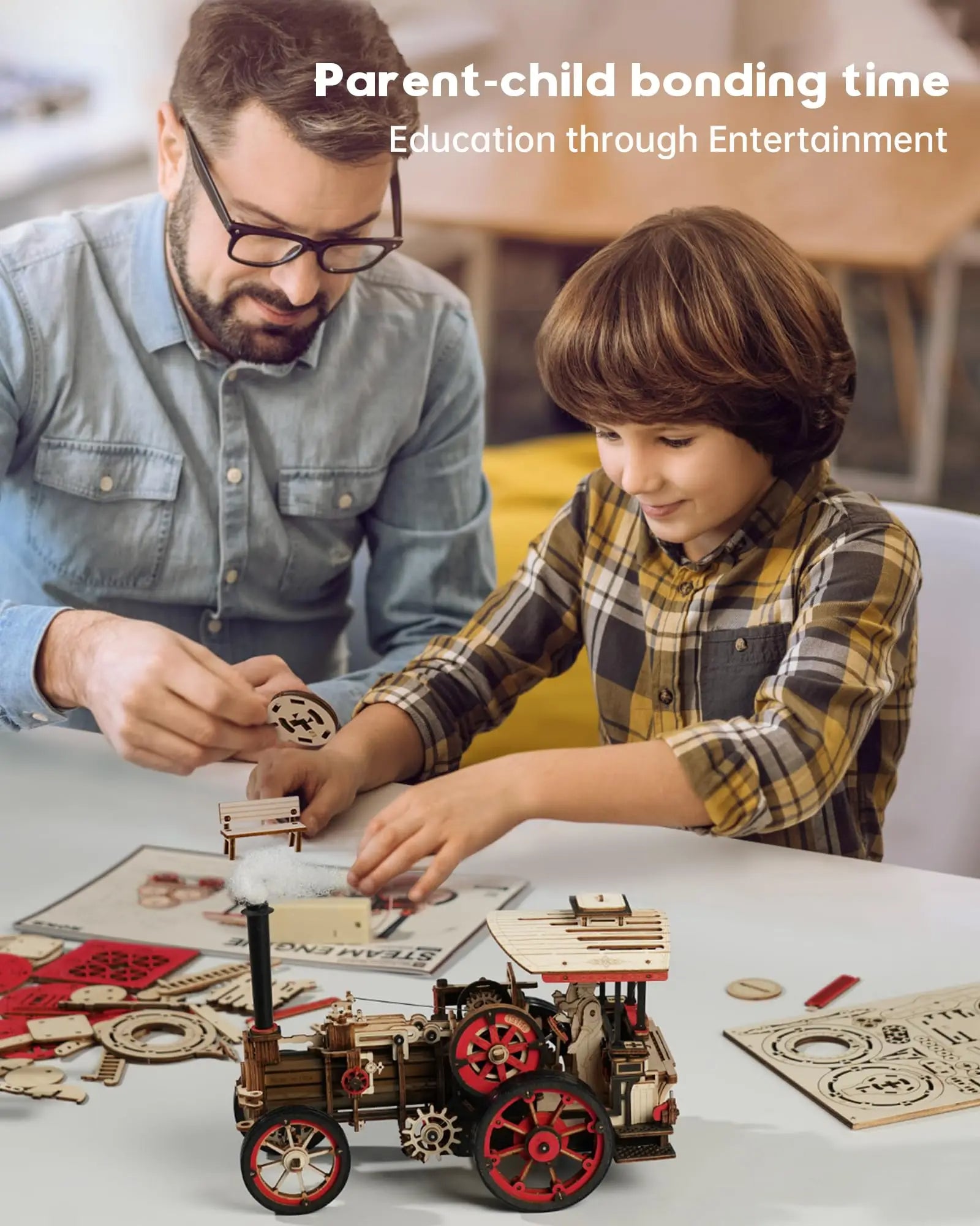 3D Wooden Puzzle Car Model