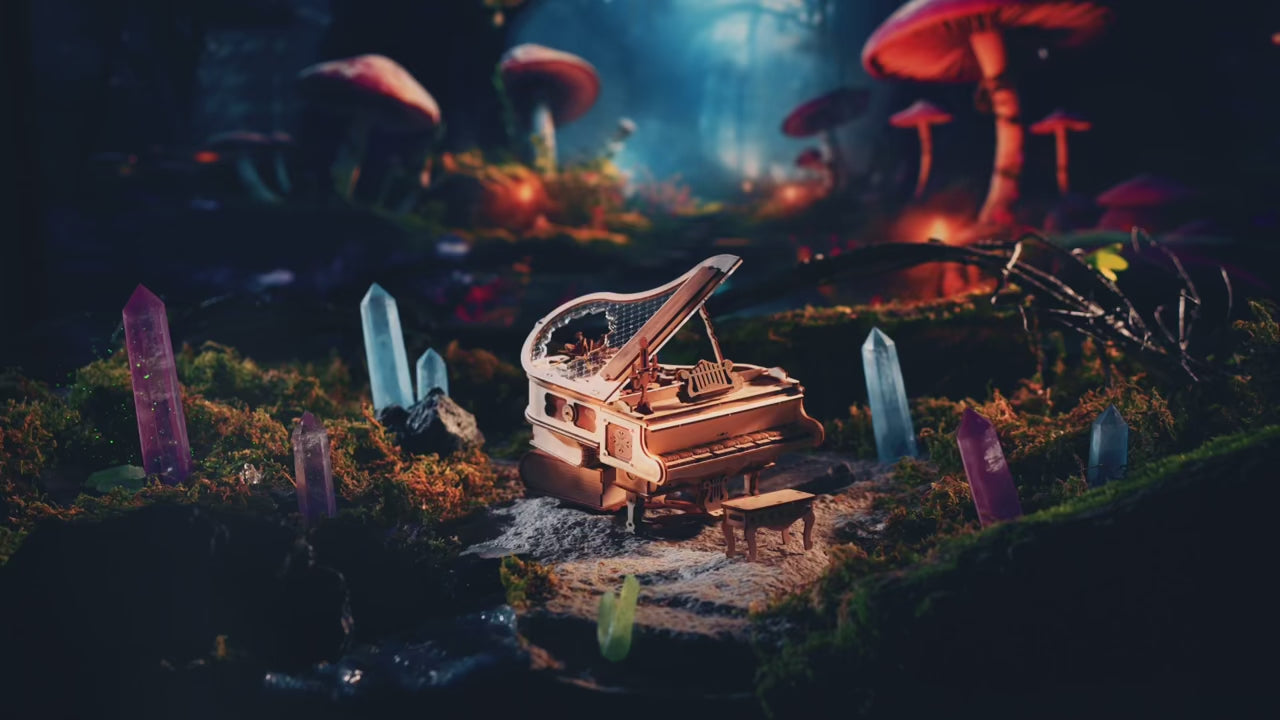 3D Wooden Puzzle Magic Piano