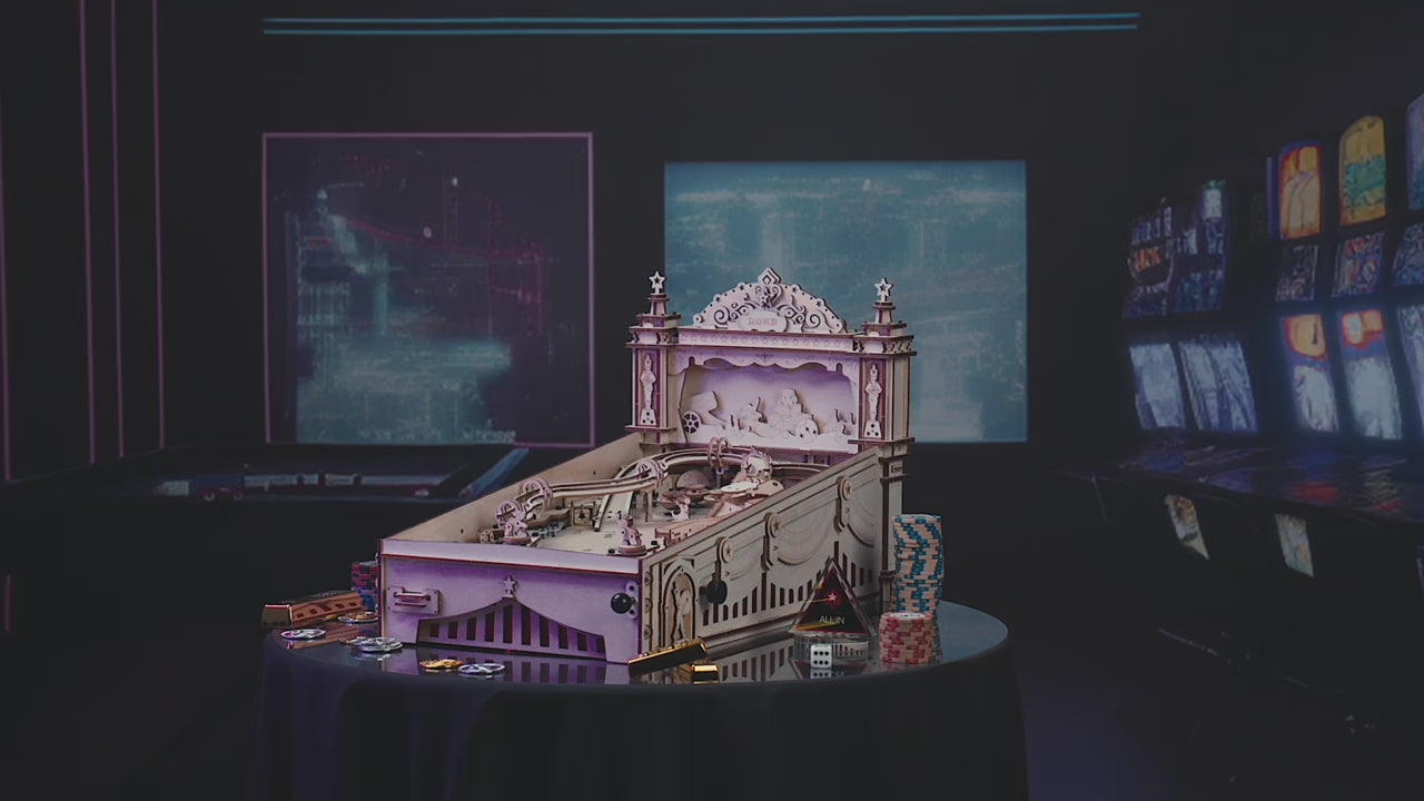 3D Puzzle Pinball Machine Kit